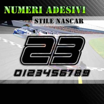 Numeri adesivi Nascar