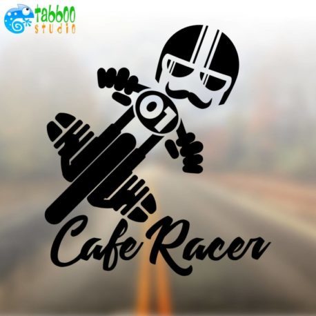 Cafe Racer sticker biker Bicilindrico Boxer