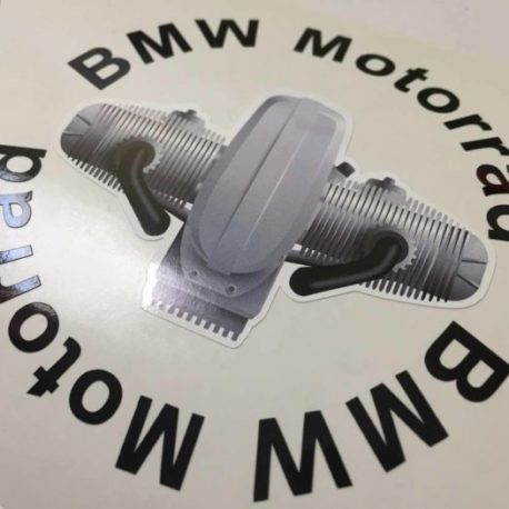 2 BMW helmet stickers 3D engine