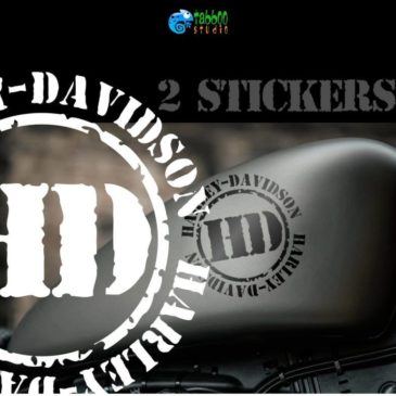 HARLEY DAVIDSON motorcycle tank stickers