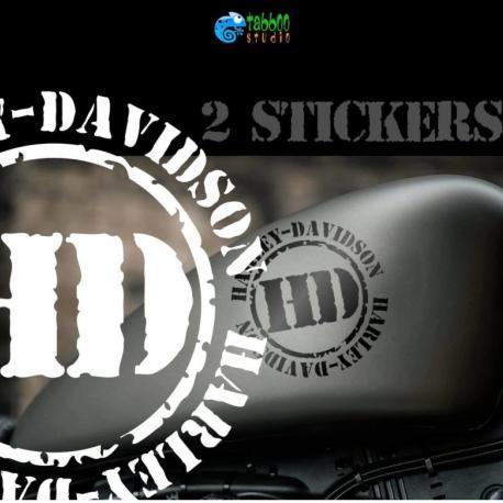HARLEY-DAVIDSON motorcycle tank stickers