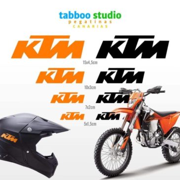 8 KTM stickers