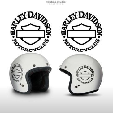 Adesivi Harley Davidson Bar and Shiled