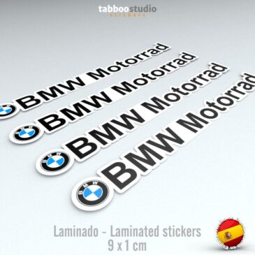 4 adesivi logo BMW Motorrad