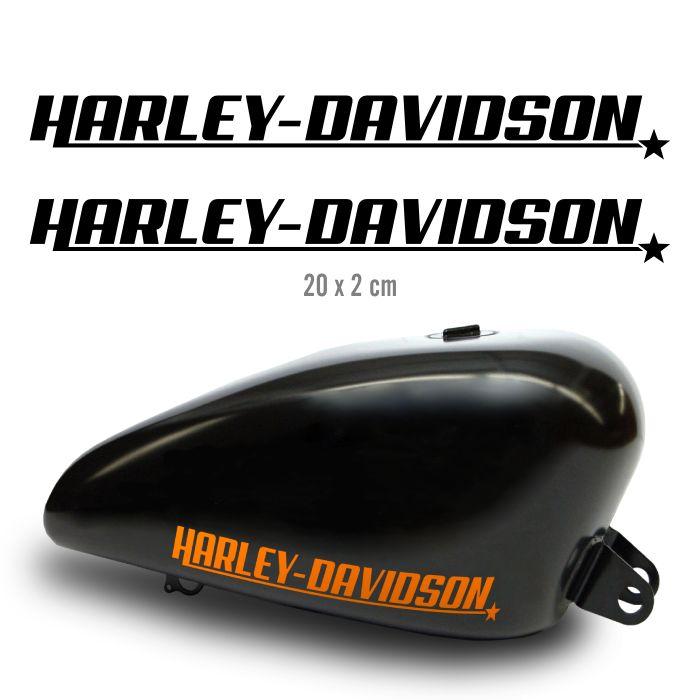 2 Adesivi per serbatoio moto Harley-Davidson