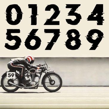 Numeri adesivi per moto special