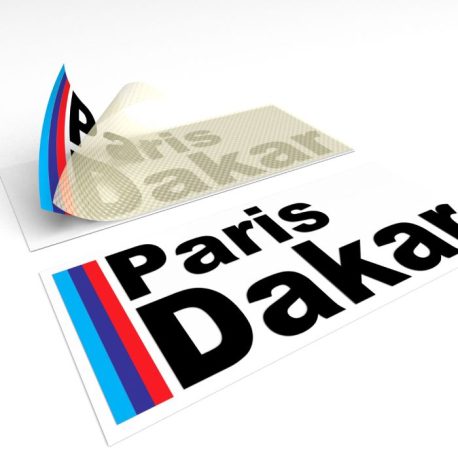 Adesivi Paris Dakar per casco BMW2