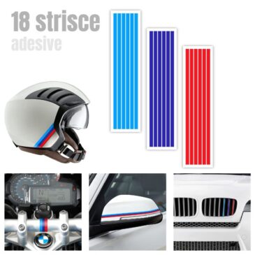 Strisce adesive tricolore BMW