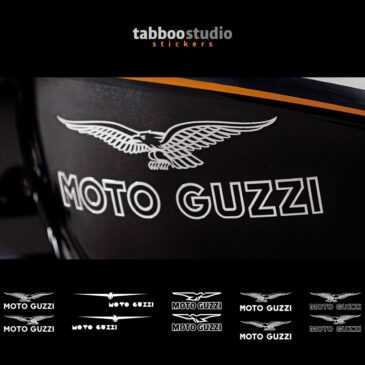 Aquile Moto Guzzi in vinile prespaziato