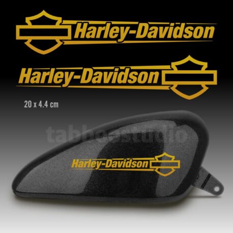 Adesivi serbatoio Harley-Davidson logo e testo